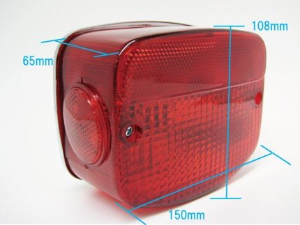 純正タイプ テールランプASSY レッド Z400FX Z250FT Z1-R