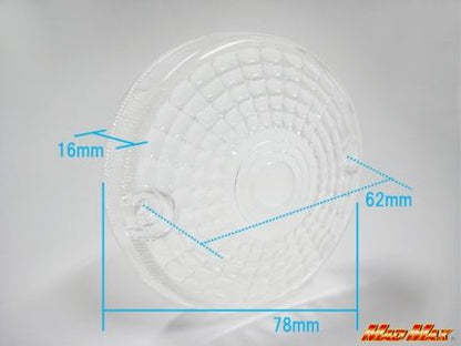 Turn signal lens, clear, 1 piece, GS400/GS750