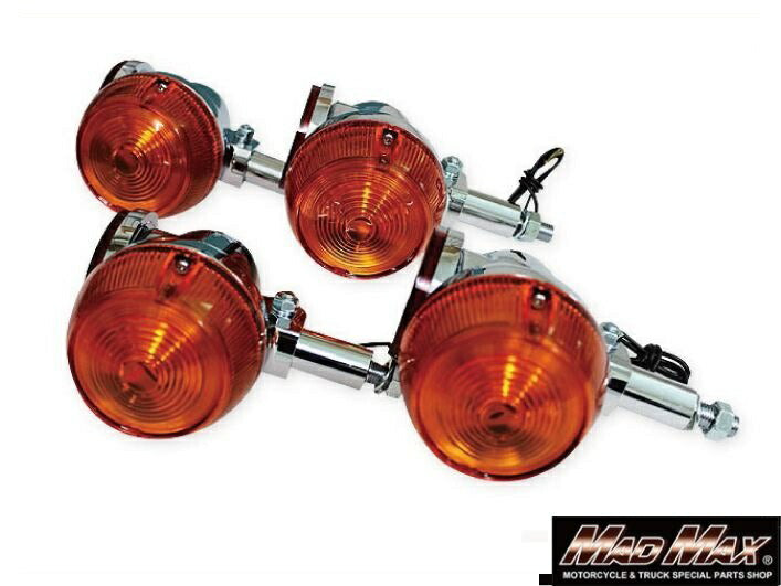 Genuine Type Turn Signal Orange 4-Piece Set GT380/GT750