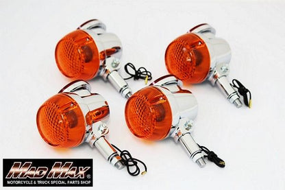 Genuine Type Turn Signal Honeycomb Lens Orange/Reflector Red Set of 4 GT380/GT750