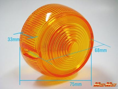 純正タイプ ウインカーレンズ オレンジ 1個 GT380/GT750