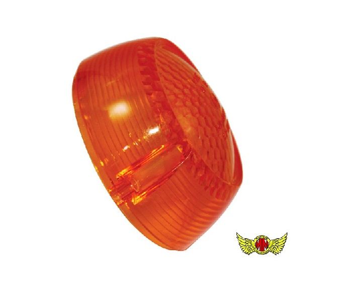 Genuine-Type Turn Signal Lens, Honeycomb Lens, Amber, 1 pc. GT380/GT750