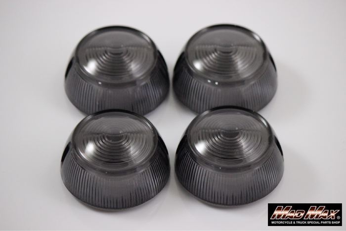 ウインカーレンズ スモーク 4個セット GT380/GT750