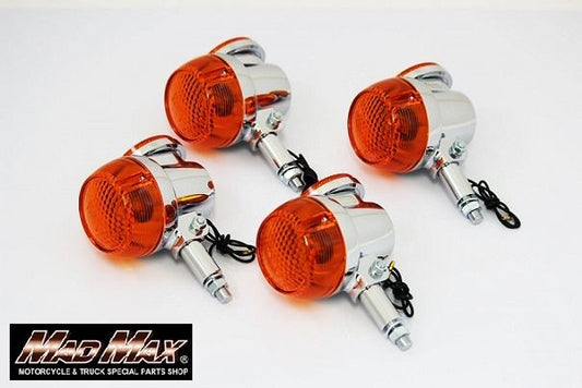 純正タイプ ウインカー ハニカムレンズ オレンジ/リフレクターオレンジ 4個セット GT380/GT750
