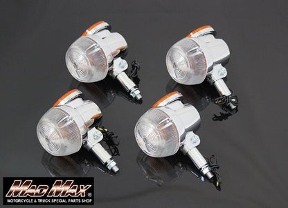 Genuine Type Turn Signal Clear Lens/Orange Reflector 4-piece set GT380/GT750