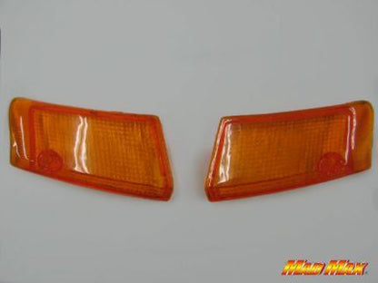 Genuine Type Turn Signal Lens, Left Front, Orange, Left/1 pc, Sepia 50 (CA1EA/CA1EB)