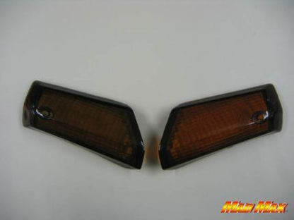 Genuine Type Turn Signal Lens, Front Left, Smoke, Left/1 pc, Adress 50
