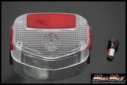 純正タイプ テールレンズ クリア/レッド 縦110×横180×奥行75mm GS400/E/GT380(B7)