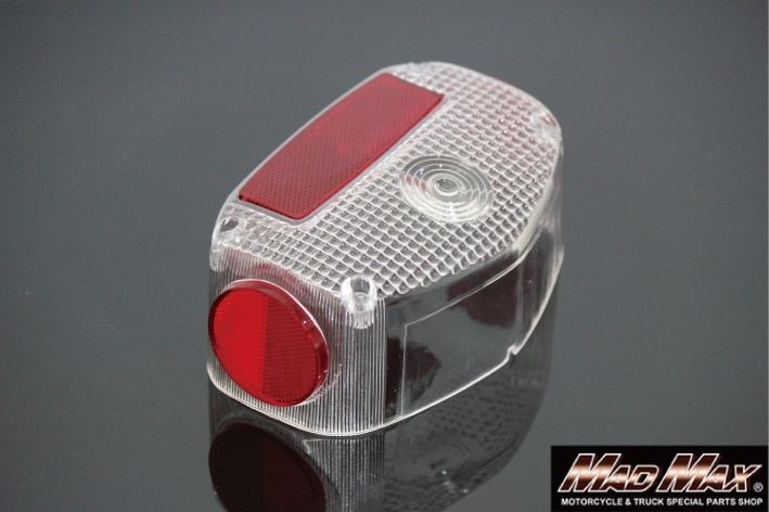 純正タイプ テールレンズ クリア/レッド 縦110×横180×奥行75mm GS400/E/GT380(B7)