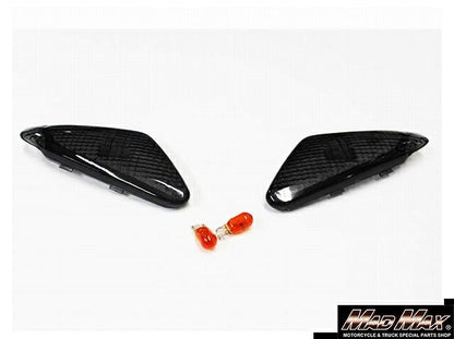 ウインカーレンズセット フロント用 スモーク ジョグ(3KJ/3RY/3WF)