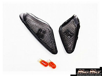 ウインカーレンズセット フロント用 スモーク ジョグ(3KJ/3RY/3WF)