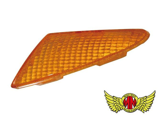 純正タイプ ウインカーレンズ 左フロント用 オレンジ 左/1個 ジョグ(3KJ/3RY/3WF)