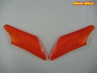 純正タイプ ウインカーレンズ 右フロント用 オレンジ 右/1個 ジョグ(3YJ)