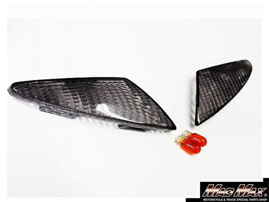 ウインカーレンズセット フロント用 スモーク ジョグZ/ZR(3YK)