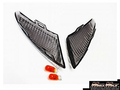 ウインカーレンズセット フロント用 スモーク ジョグZ/ZR(3YK)