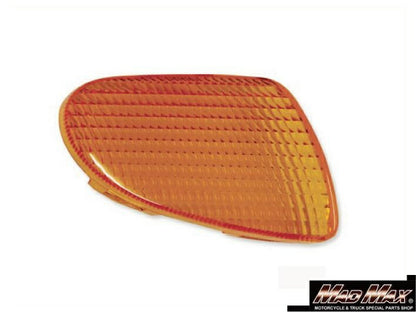Turn Signal Lens Right Front, lattice-cut lens, orange, right/1 pc, for Jog Aprio