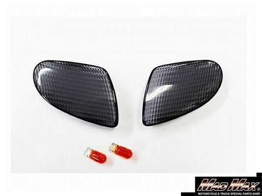 ウインカーレンズセット フロント用 スモーク ジョグ アプリオ