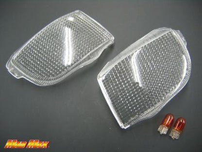 Winker Lens Set, Rear, Clear, Left and Right, Jog Aprio