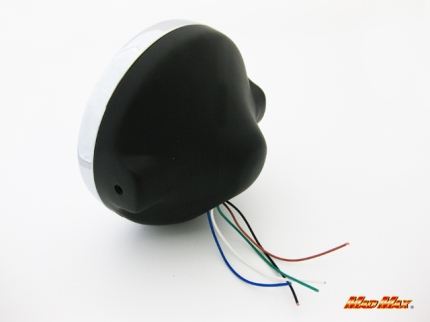 マルチリフレクターヘッドライト ブラックケース 180φ 汎用