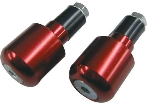 Handlebar End Aluminum Standard Red Universal