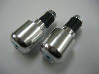 Handlebar Ends Aluminum Standard Silver Universal