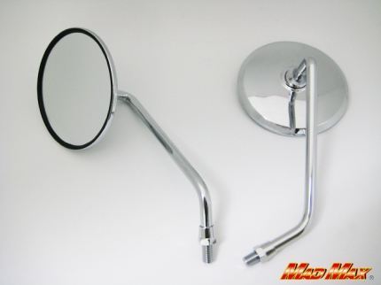 CB400F 純正タイプ ショートミラー 左右セット 汎用(10mm正ネジ用)