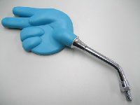Janken Mirror Blue, Right/1 pc, Universal (for 8mm screw)