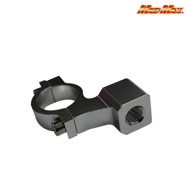 CNC Mirror Clamp Silver Right-Hand Thread/10mm