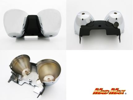 メーターカバー(ロアカバー) メッキ バリオス ゼファーカイ ZRX2 ZRX1100