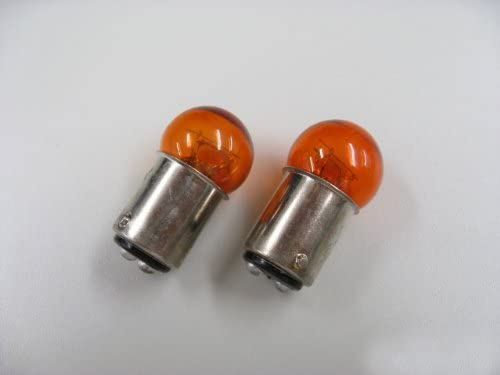 G18(BAY15d) バルブ ダブル球 23/8W オレンジ 2個セット 汎用(12V用)