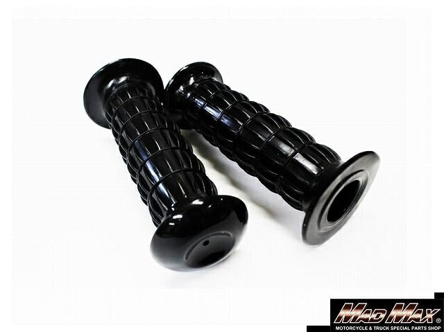 Z2タイプ ハンドルグリップ 非貫通タイプ ブラック 132mm 汎用 7/8インチ(22.2mm)ハンドル用