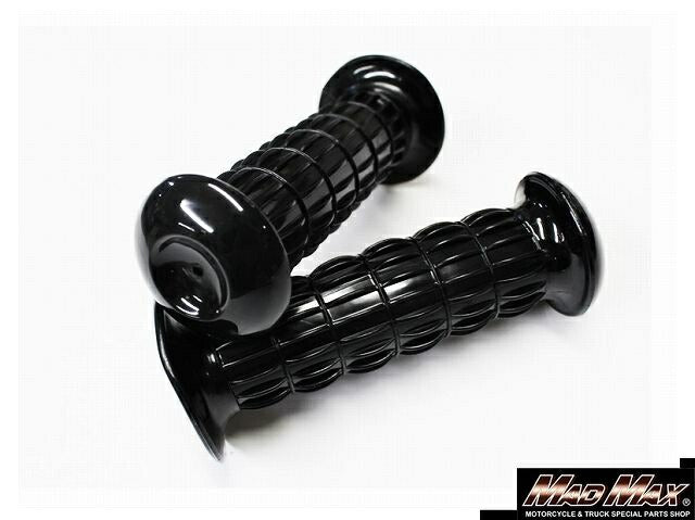Z2タイプ ハンドルグリップ 非貫通タイプ ブラック 132mm 汎用 7/8インチ(22.2mm)ハンドル用