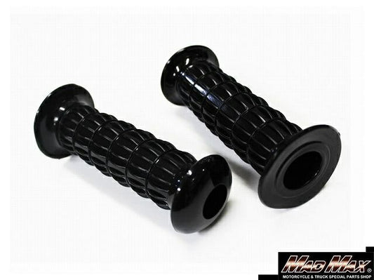 Z2タイプ ハンドルグリップ 貫通タイプ ブラック 132mm 汎用 7/8インチ(22.2mm)ハンドル用