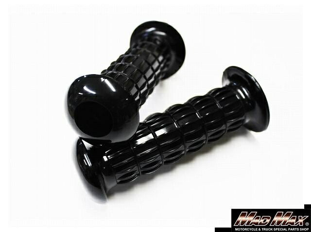 Z2タイプ ハンドルグリップ 貫通タイプ ブラック 132mm 汎用 7/8インチ(22.2mm)ハンドル用