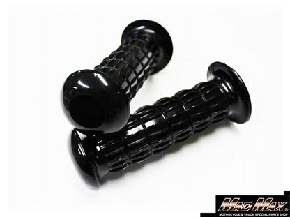 Z2タイプ ハンドルグリップ 貫通タイプ ブラック 132mm 汎用 7/8インチ(22.2mm)ハンドル用