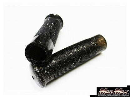 ジャックハマーグリップ ブラック/ラメ入りスケルトン 135mm 汎用 7/8インチ(22.2mm)ハンドル用