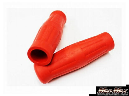 タル型グリップ レッド 130mm 汎用 7/8インチ(22.2mm)ハンドル用