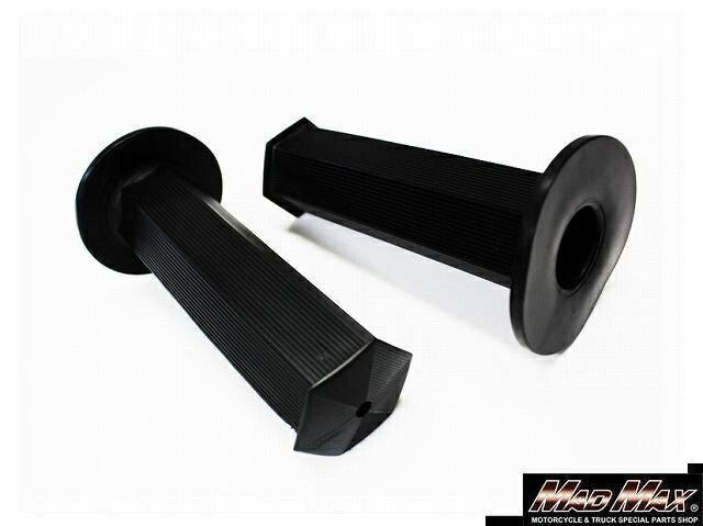 6角グリップ ブラック 123mm 汎用 7/8インチ(22.2mm)ハンドル用