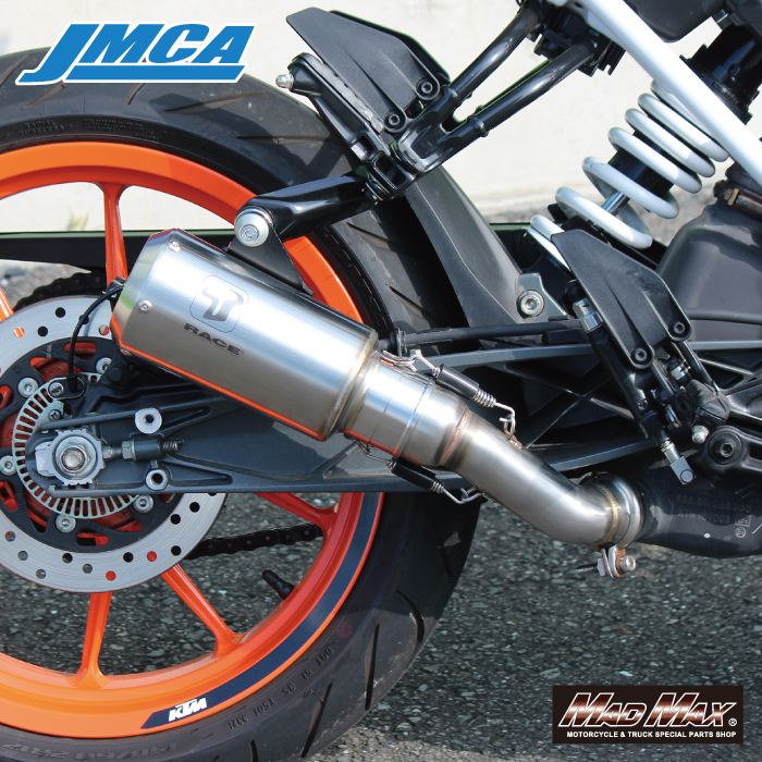 IXRACE スリップオン マフラー 政府認証 JMCA取得 MK2 マットポリッシュ KTM DUKE 250/390
