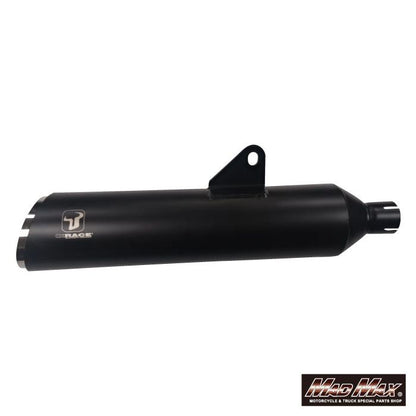 IXRACE フルエキゾースト マフラー MXC ブラックHTペイント QJ SRV300