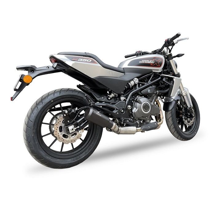 IXRACE スリップオン マフラー MK2B マットブラック ハーレー X350