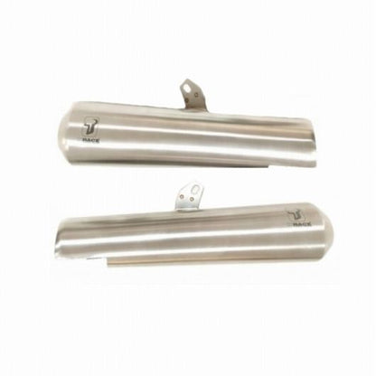 IXRACE 左右2本出し スリップオン マフラー MXC マットポリッシュ ROYAL ENFIELD GT650