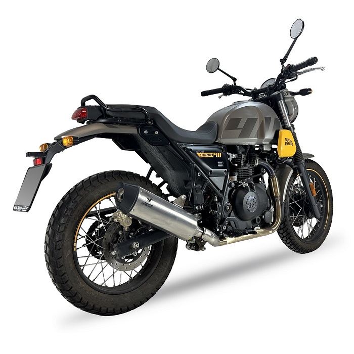 IXRACE スリップオン マフラー DESERT マットポリッシュ ROYAL ENFIELD ヒマラヤン