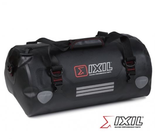 IXIL製 バイク用 防水 ツーリングバック シートバック 肩掛けバッグ バッグ ドラムバッグ ブラック 30L 汎用