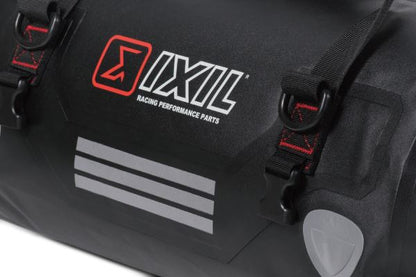 IXIL製 バイク用 防水 ツーリングバック シートバック 肩掛けバッグ バッグ ドラムバッグ ブラック 30L 汎用