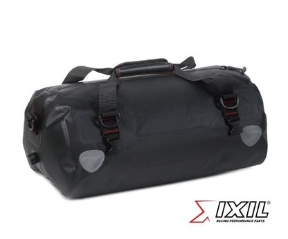 IXIL製 バイク用 防水 ツーリングバック シートバック 肩掛けバッグ バッグ ドラムバッグ ブラック 30L 汎用