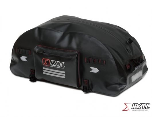 IXIL製 バイク用 防水 ツーリングバック シートバック 肩掛けバッグ バッグ 大容量 ブラック 60L 汎用