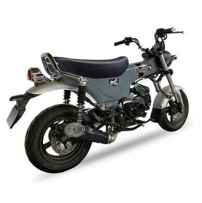 IXRACE アイエックスレース フルエキ マフラー スラッシュカット MK1B ブラック HT ペイント 320 mm HONDA ダックス125 DAX125 ST125 2023年式