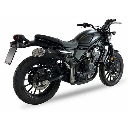 IXRACE アイエックスレース スリップオン マフラー スラッシュカット MK1B ブラック HT ペイント 320 mm HONDA CL 500 2023年式