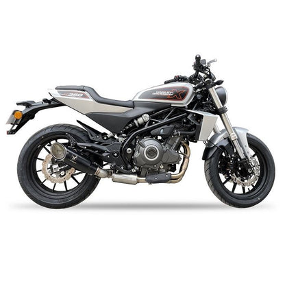IXRACE アイエックスレース スリップオン マフラー スラッシュカット MK1B ブラック HT ペイント 320 mm HARLEY DAVIDSON X350